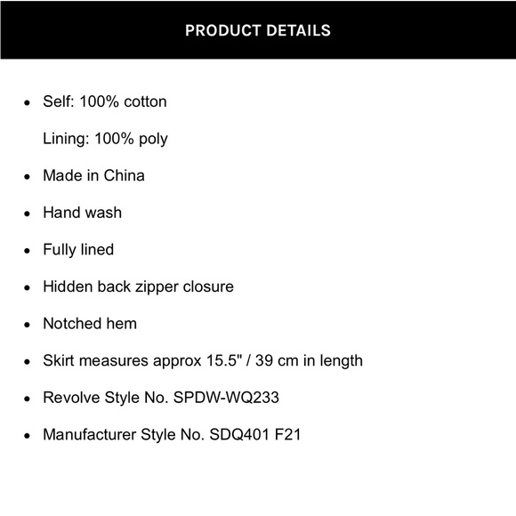 Superdown Stephanie Pinstripe Skirt - Picture 5 of 5